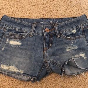 american eagle jean shorts